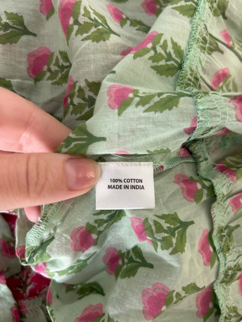 Tuckernuck Salty Paloma Watermelon Bloom Floral Print Tiered Dress NWT size L - Picture 5 of 5